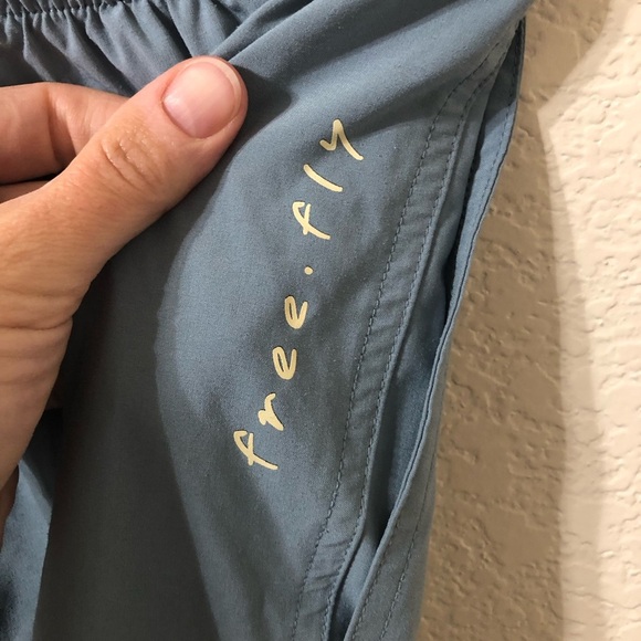 Free Fly Apparel Mens Breeze Athletic Shorts in Light Blue - Size Small - Picture 6 of 9